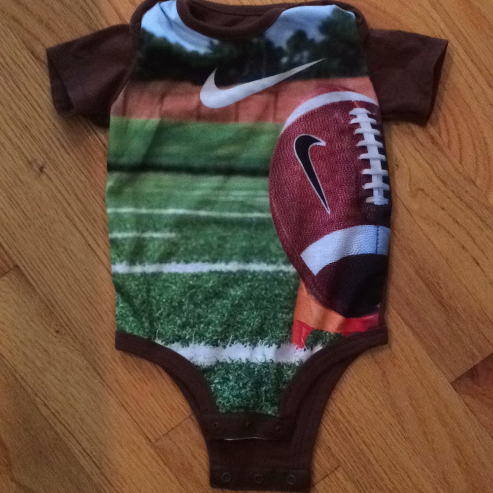 Nike football onesie